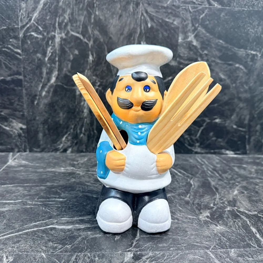 ARTMARK 1993 Fine Ceramic Mr. Chef Tool Set w/Tools